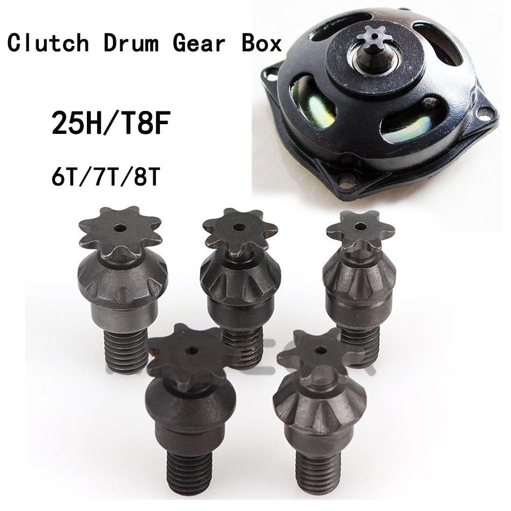 Chain Sprocket Set - 25H T8F 6/7/8 Diş Debriyaj Tambur
