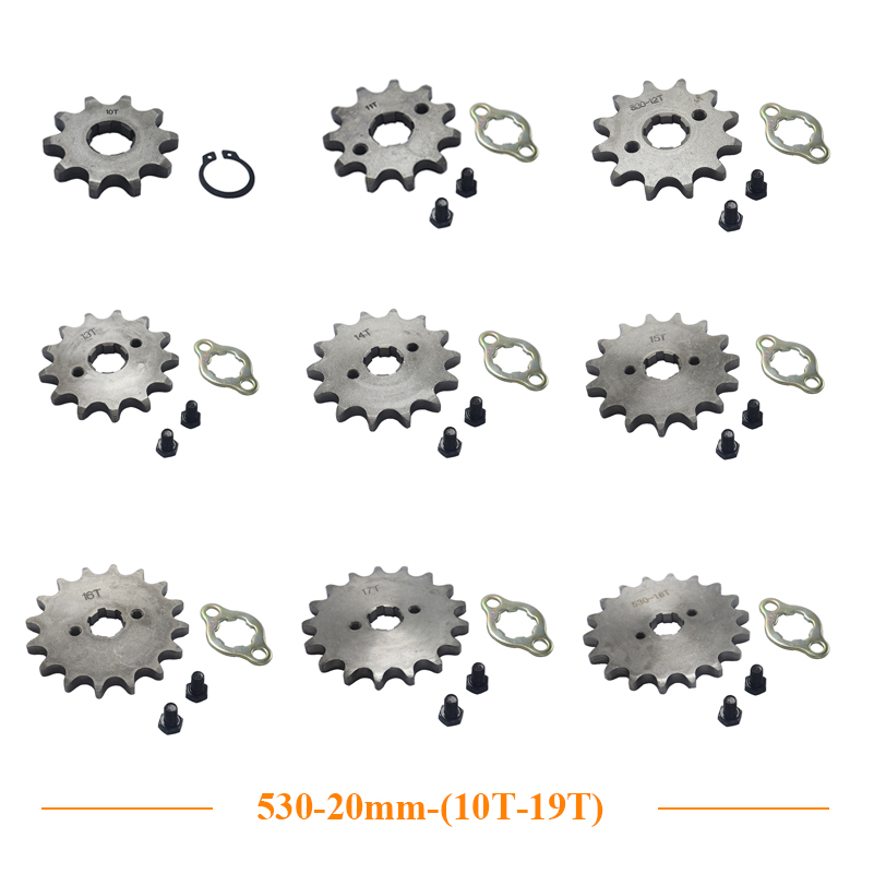 Motosiklet ön sürücü dişli mot - 530 Chain incelemesi ve fiyatı