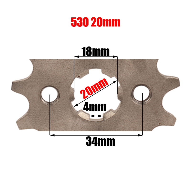 Motosiklet ön sürücü dişli mot - 530 Chain incelemesi ve fiyatı