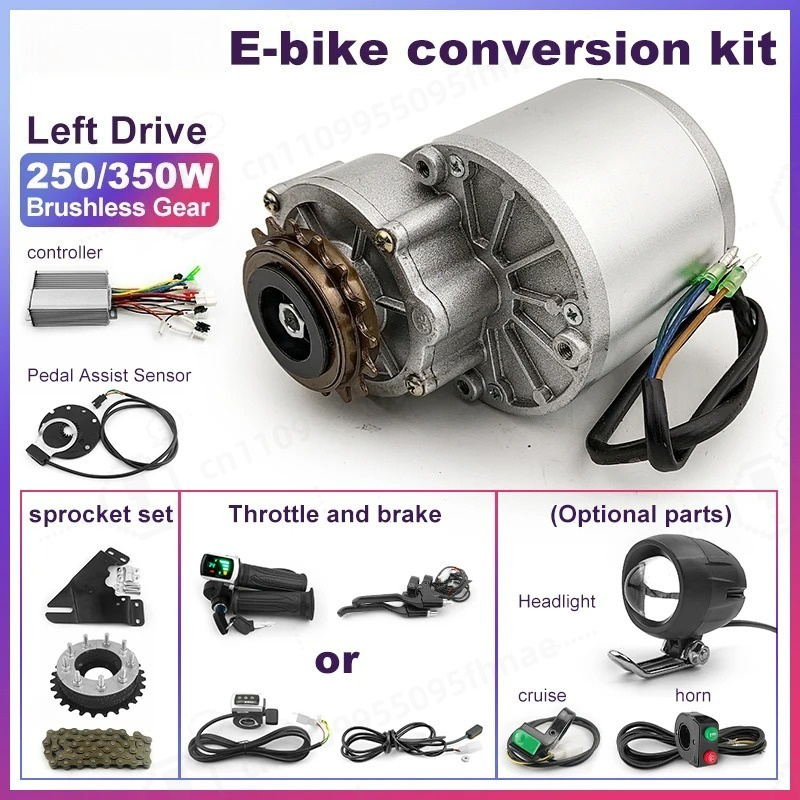 DIY 250W 350W Ucuz Çözüm Jant  - Bicycle Chain incelemesi ve fiyatı